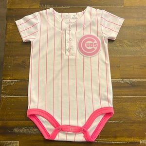 Chicago Cubs pink baseball baby onesie 24 months, brand new, official MLB brand